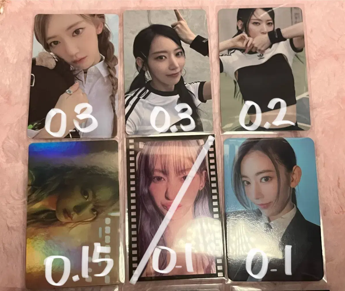 le sserafim sakura photocard wts