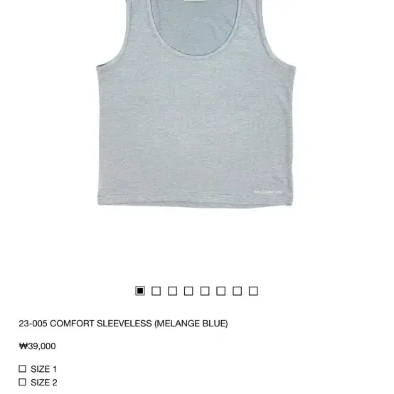 지초이 23-005 COMFORT SLEEVELESS