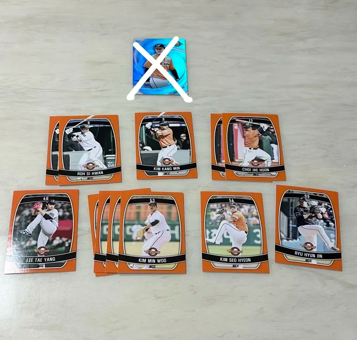 KBO Photo kard Official Collection kard wts (Hanwha Eagles photocard)