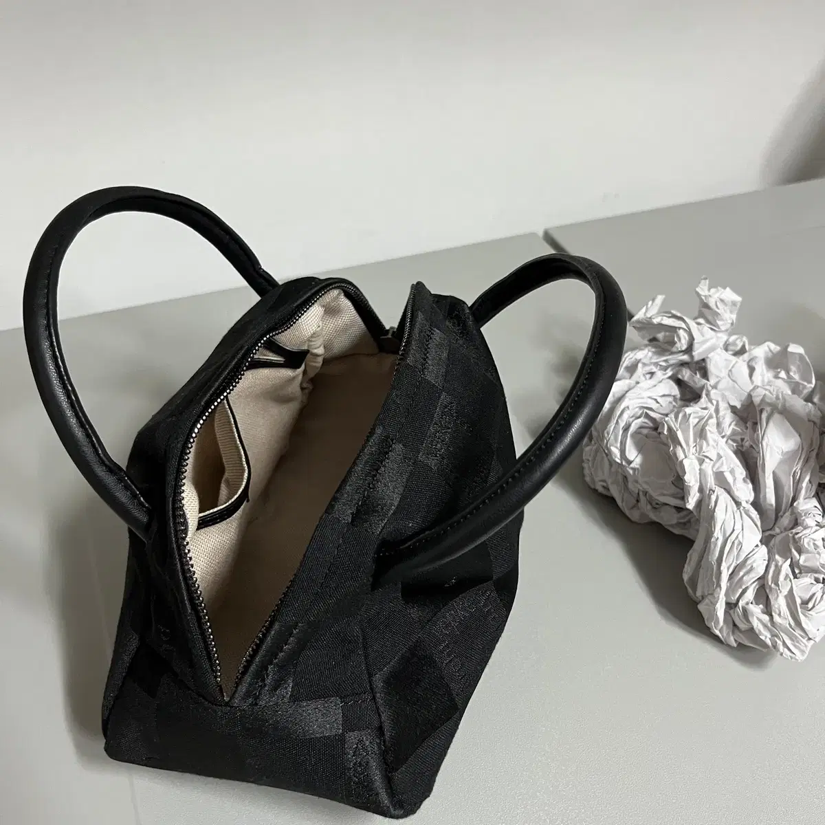 아카이브앱크 자카드 토트백 jacquard tote bag