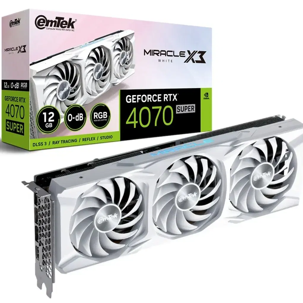 7500F RTX4070 SUPER 화이트 컴퓨터