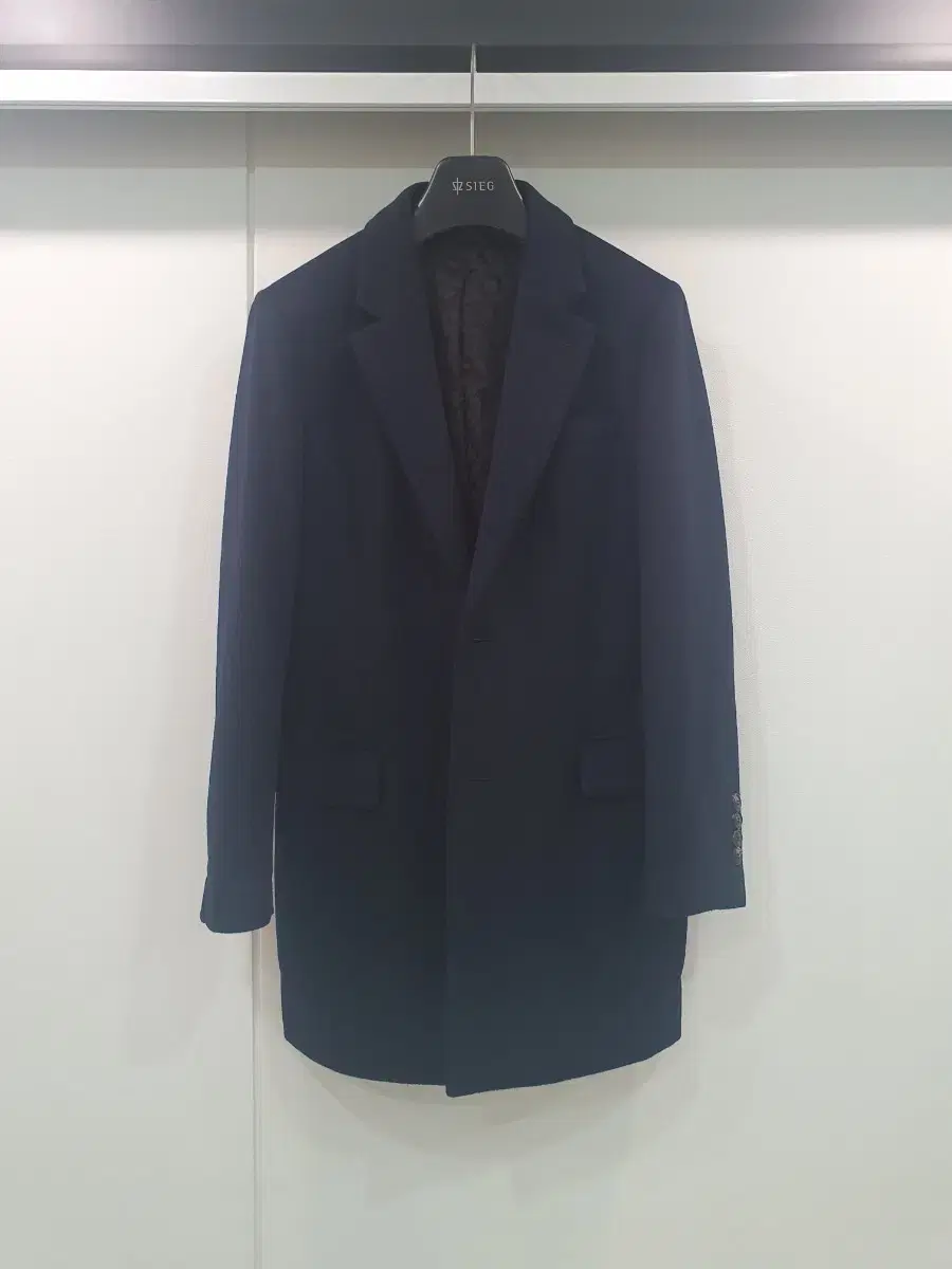 Zique Cashmere Navy Coat