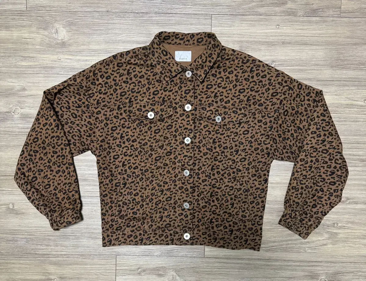 Egoist Egoist Leopard Oversized Trucker Jacket