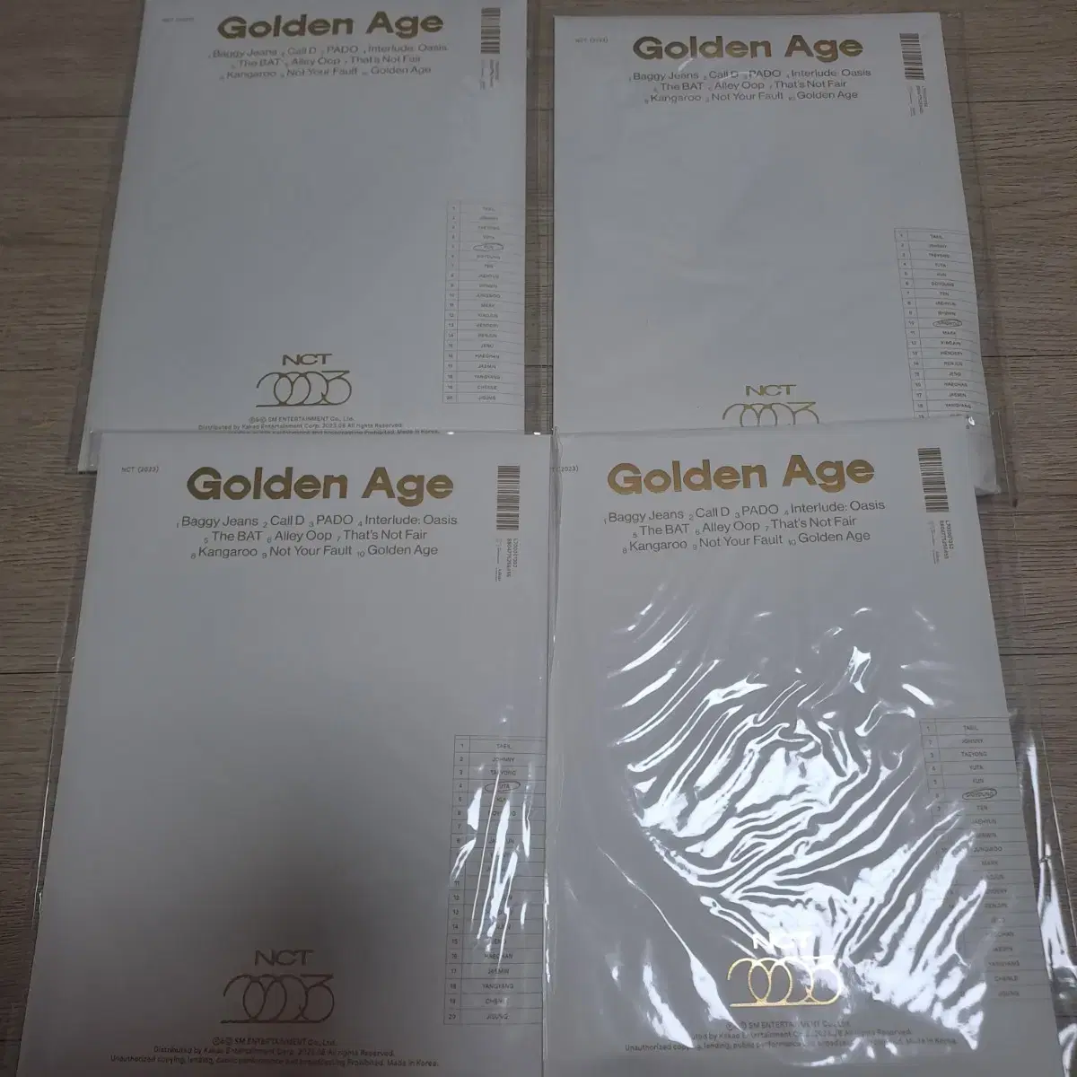 NCT Golden E.JI Collecting Version unsealed album kun WTS