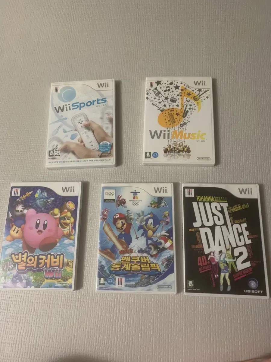 닌텐도 wii 게임cd