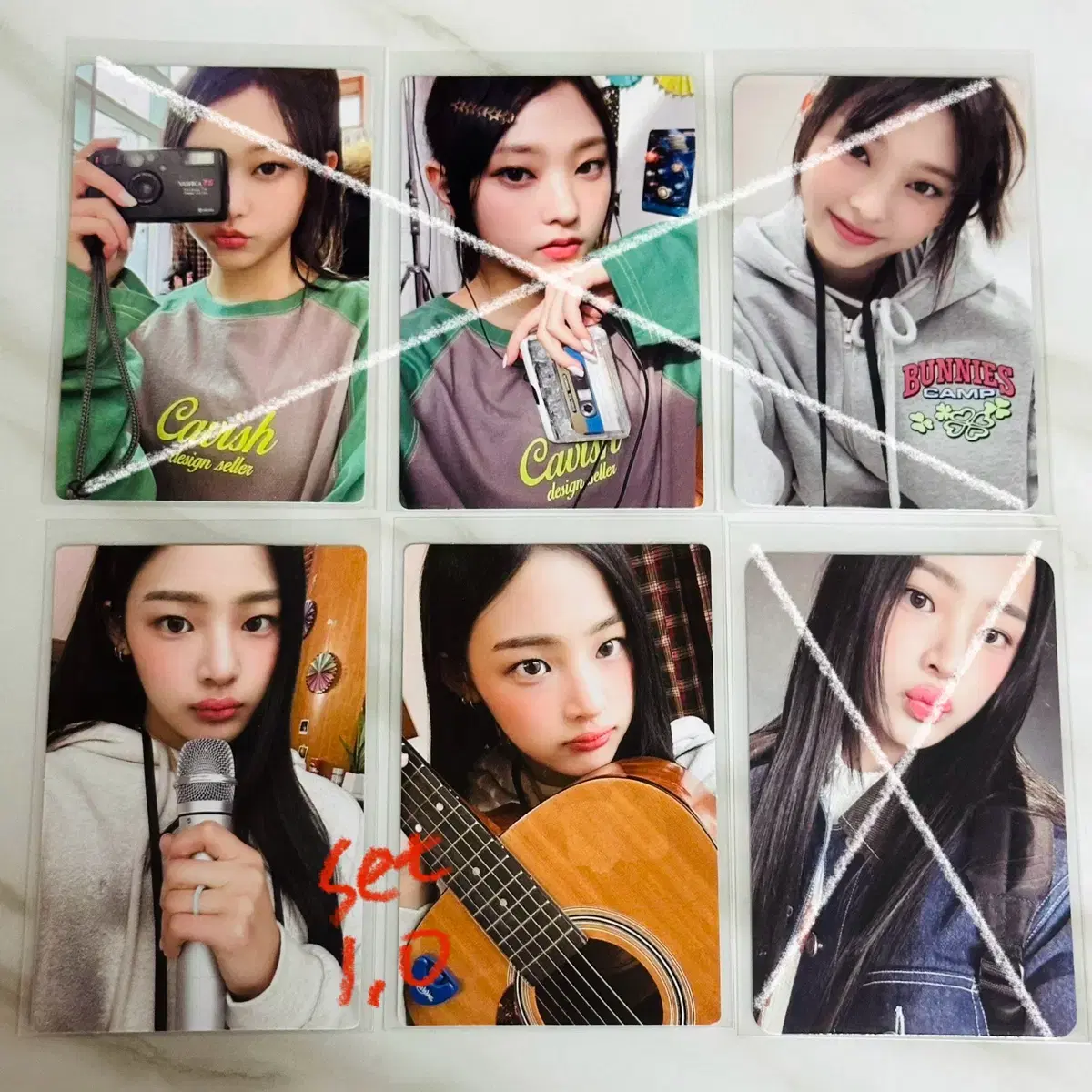 New Jeans minji 2023 Bunnies Camp fanmeeting Merchandise AdmissionPhotocard WTS