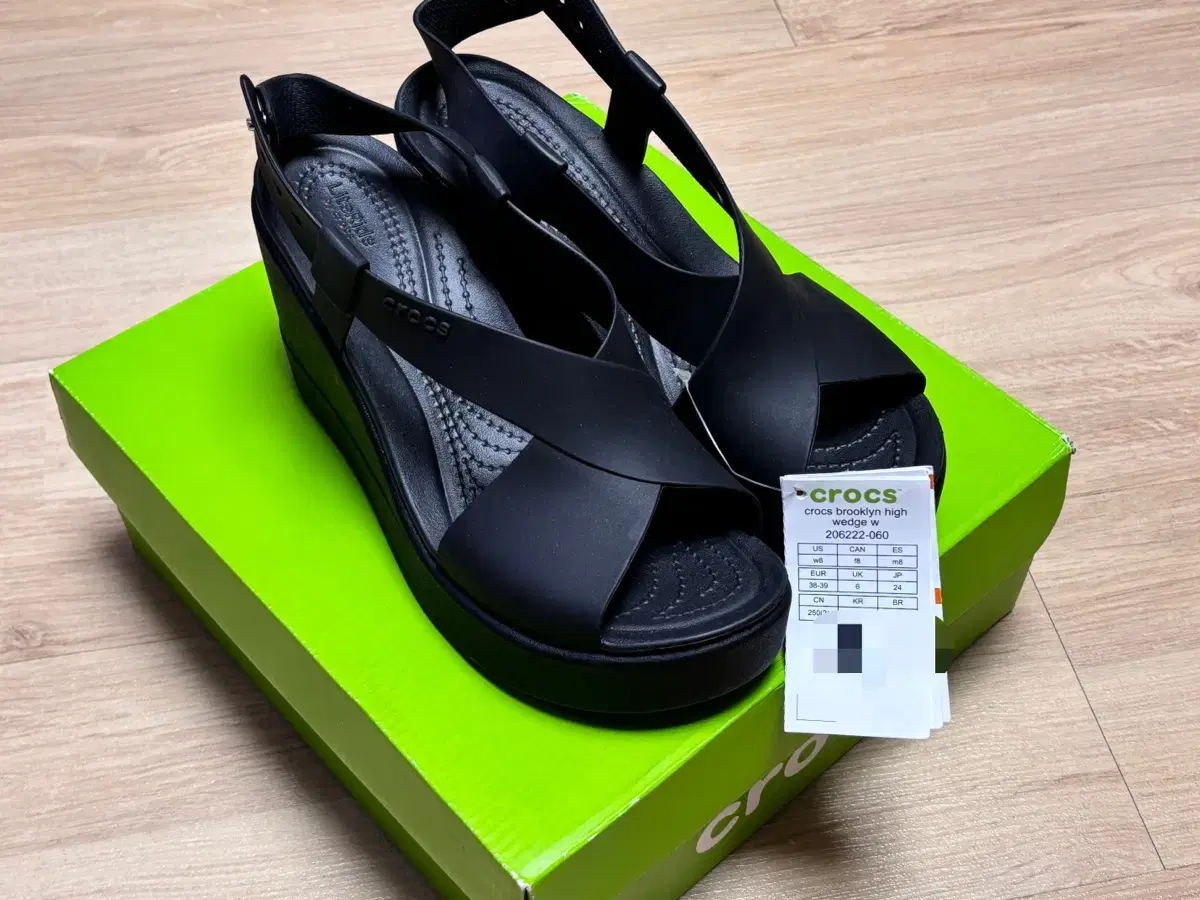 크록스 crocs brooklyn high wedge w