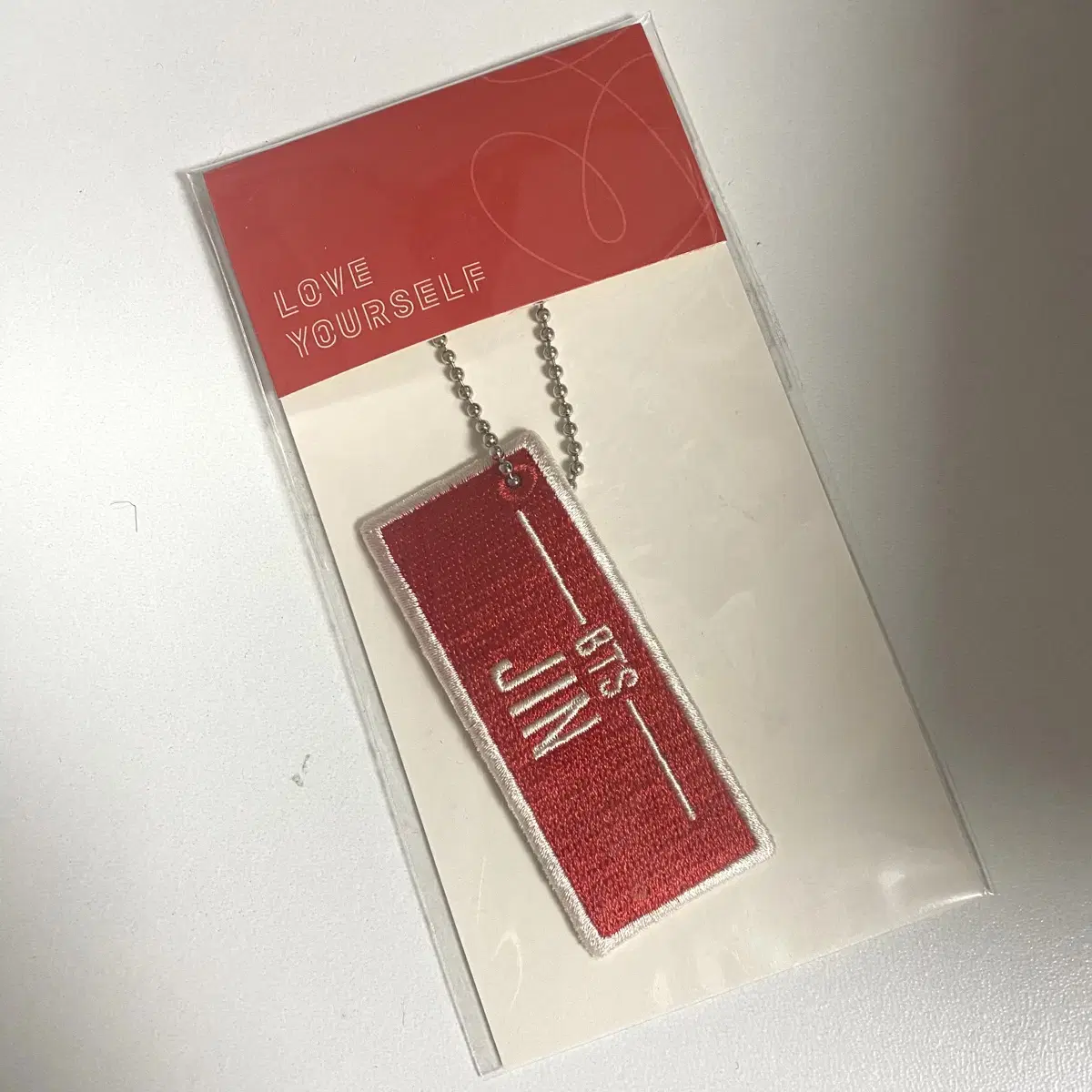 Seokjin Rubsell nametag keyring Name BTS bangtan BTS