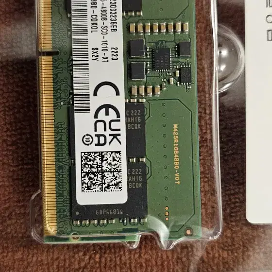 ddr5 노트북 4800 삼성 정품 8기가 2개