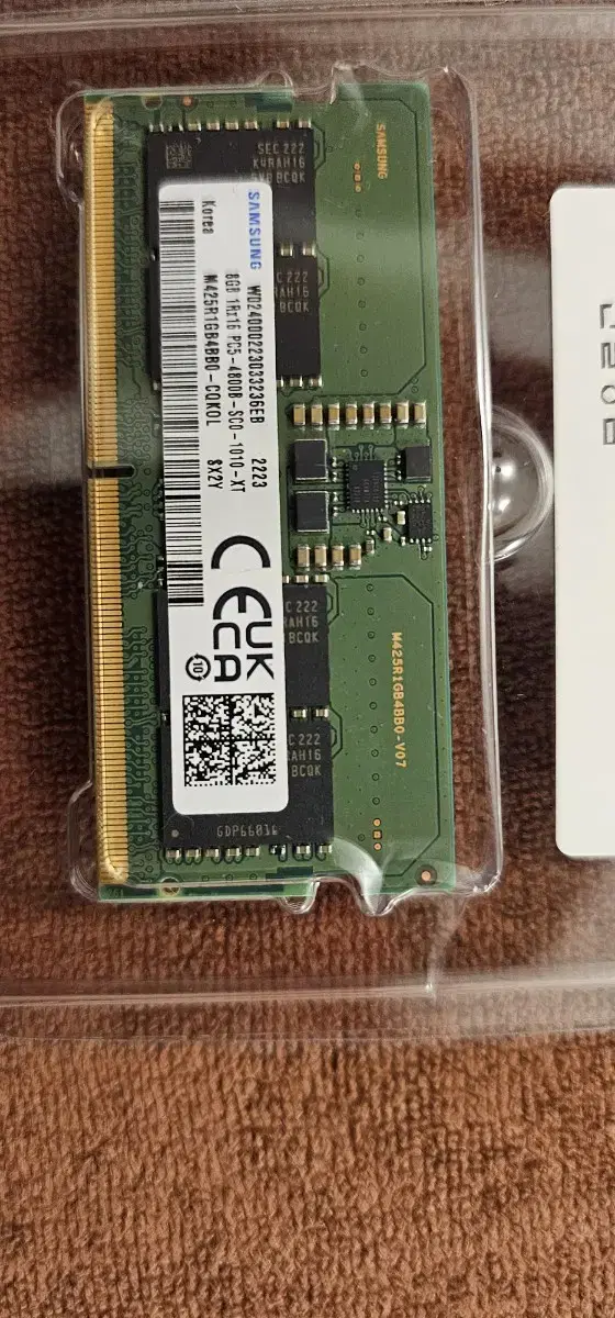 ddr5 노트북 4800 삼성 정품 8기가 2개