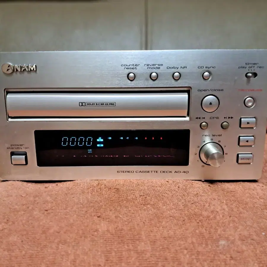 ANAM STEREO CASSETTE DECK PLAYER AD-40