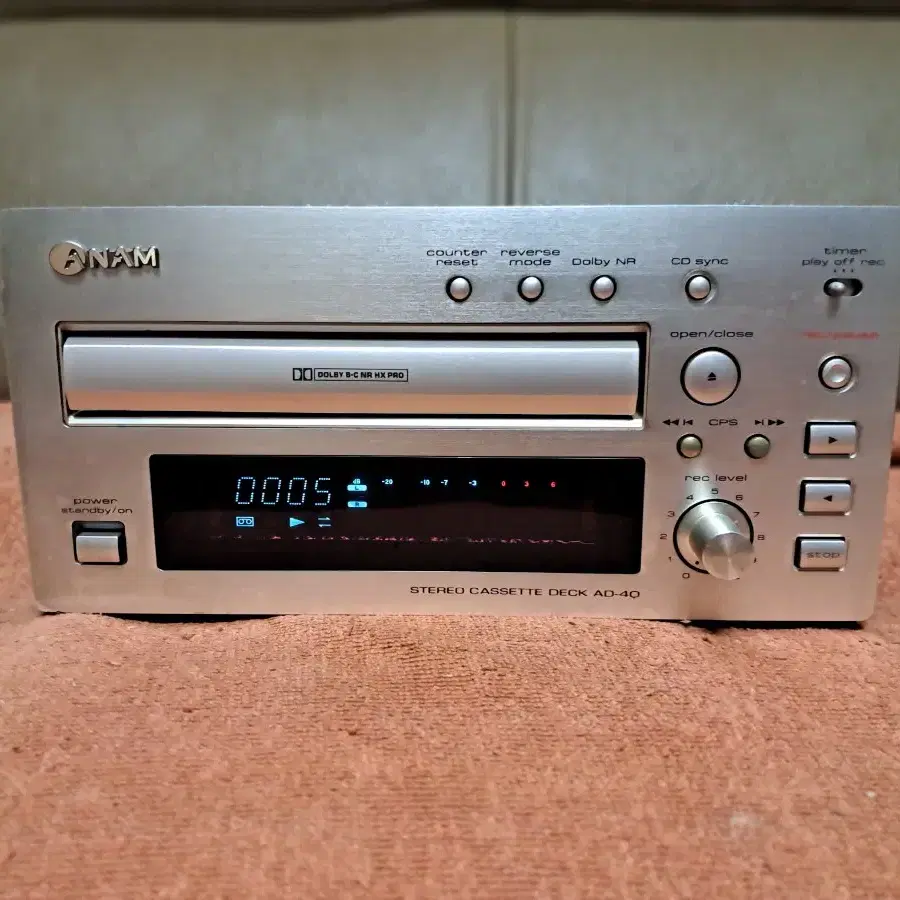 ANAM STEREO CASSETTE DECK PLAYER AD-40