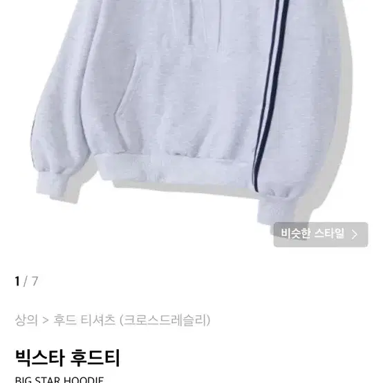 빅스타 후드티