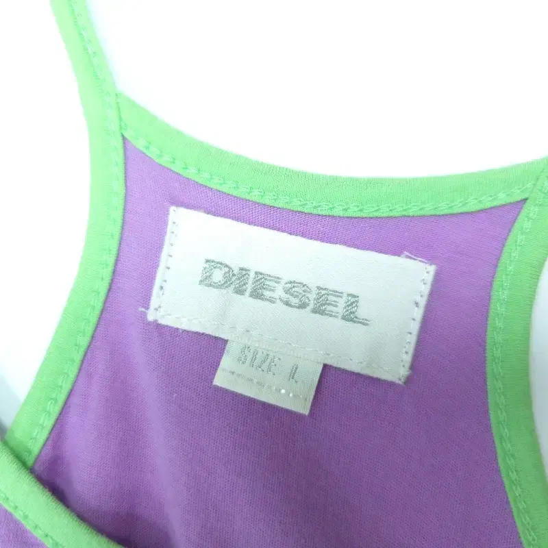 DIESEL 디젤 셔링블라우징 레이어드 나시탑 민소매 미니원피스 C105