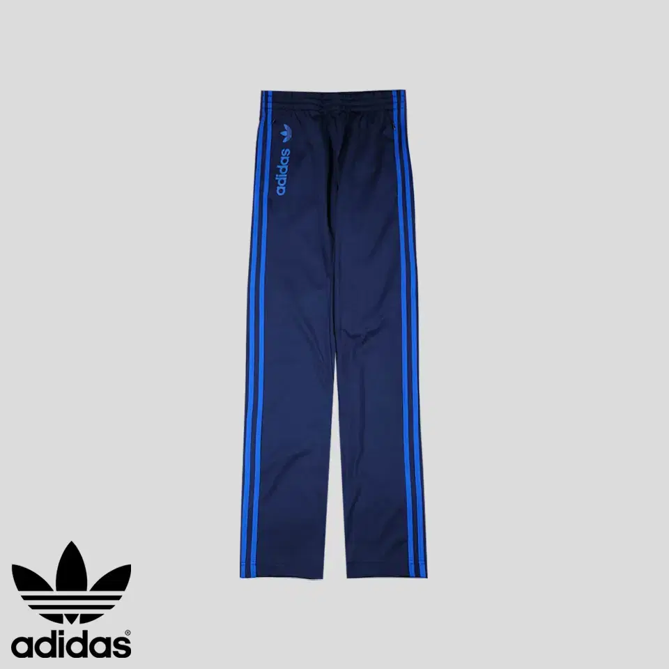 Adidas Navy bloo Logo Printed Three Stripe Street Diver Banded JerseyPants Tray