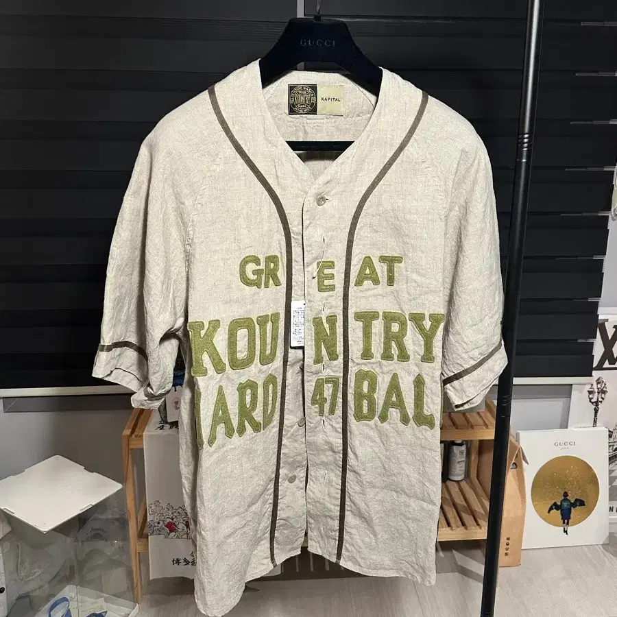 KAPITAL linen baseball shirt 3 ベージュ KAPITAL linen baseball