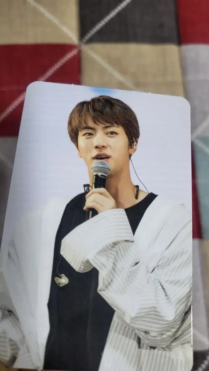 bts wingsdvd seokjin photocard