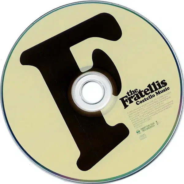 The Fratellis - Costello Music (CD)유럽민트급