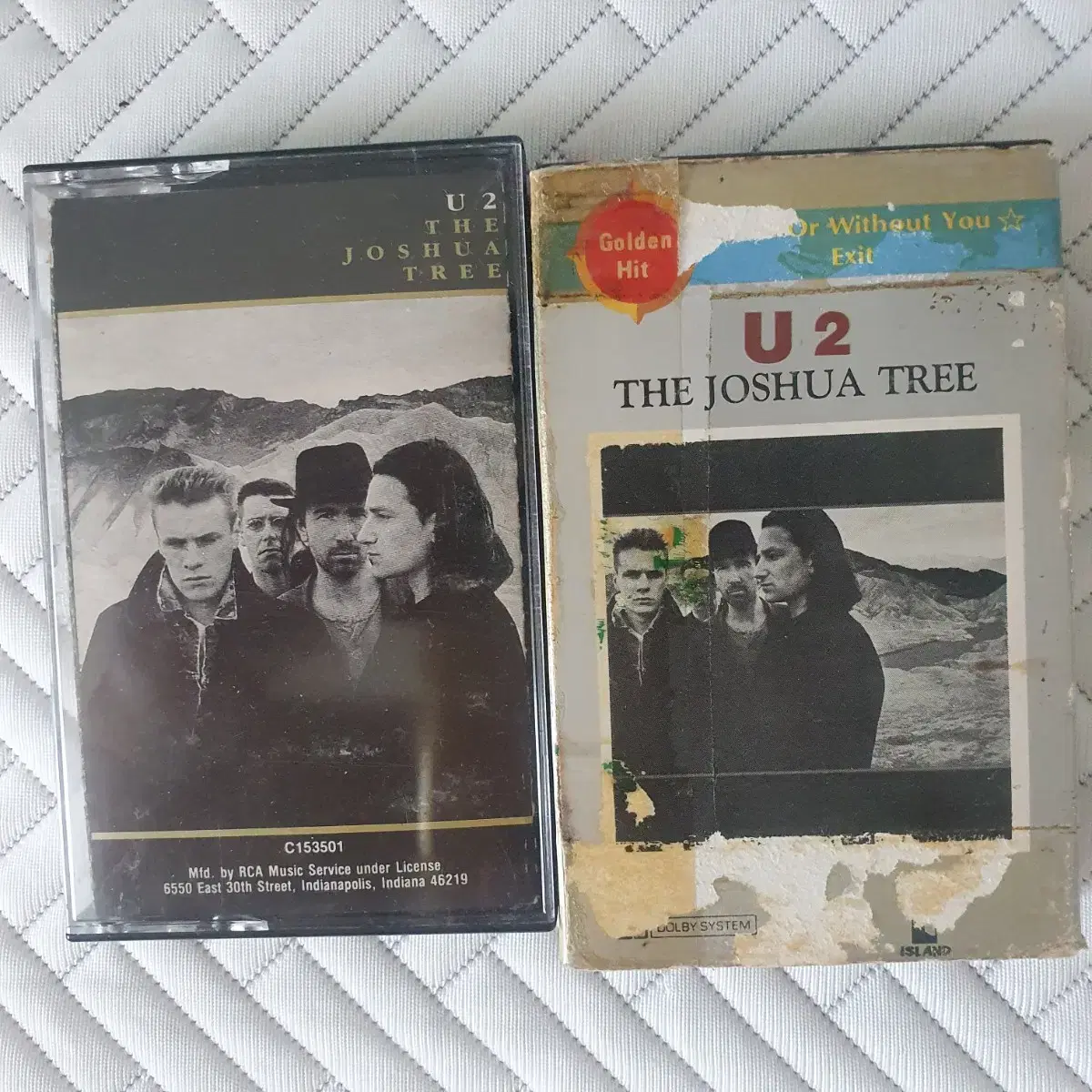 U2 - THE JOSHUA TREE 카세트테이프 2개