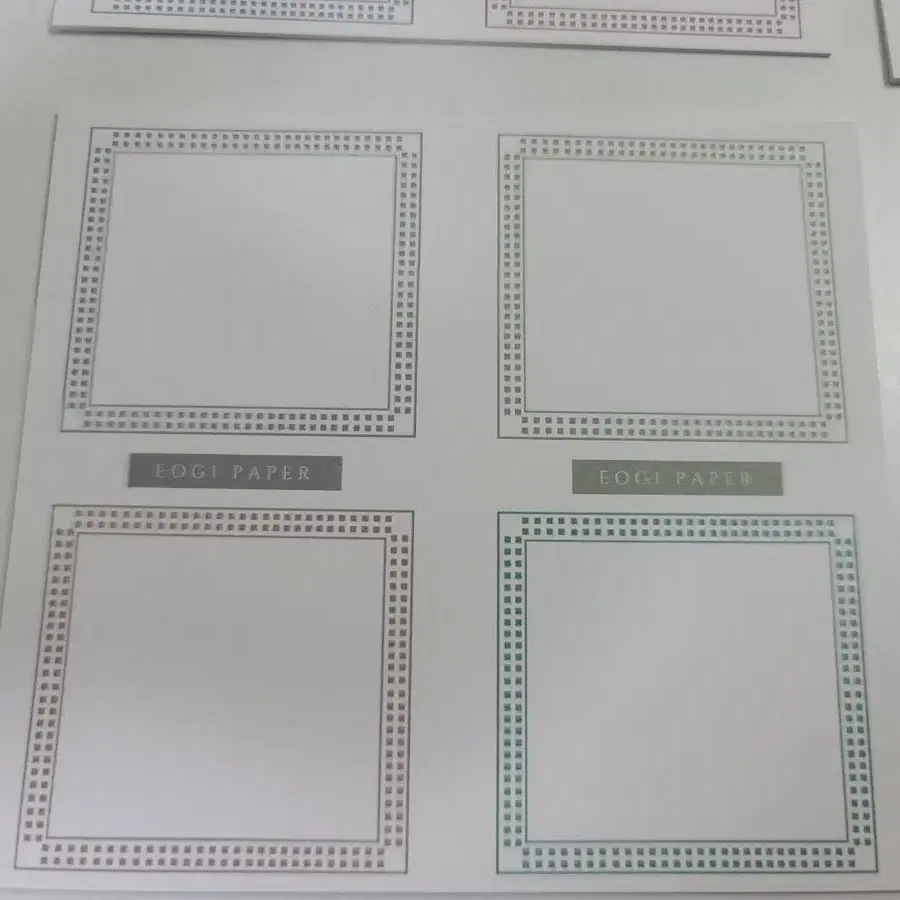 어기페이퍼 점박이 또각 떡메모지 4종 각5매씩20매
