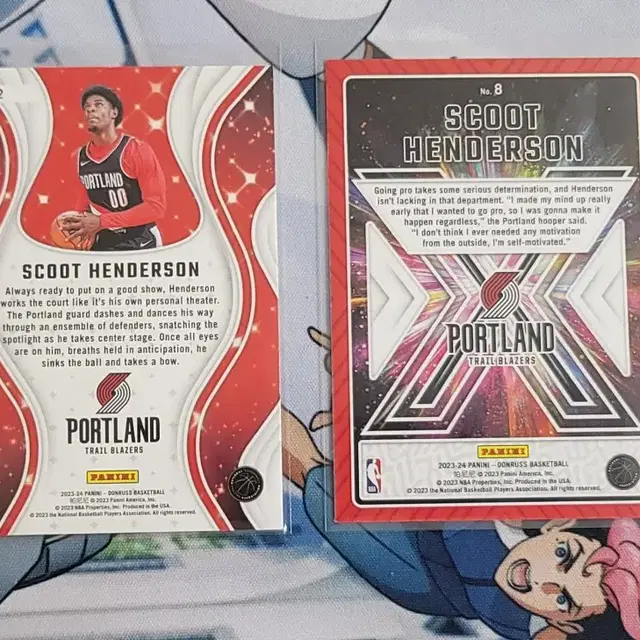 NBA Donruss 포틀랜드 스쿳헨더슨 루키 베이스카드 돈러스