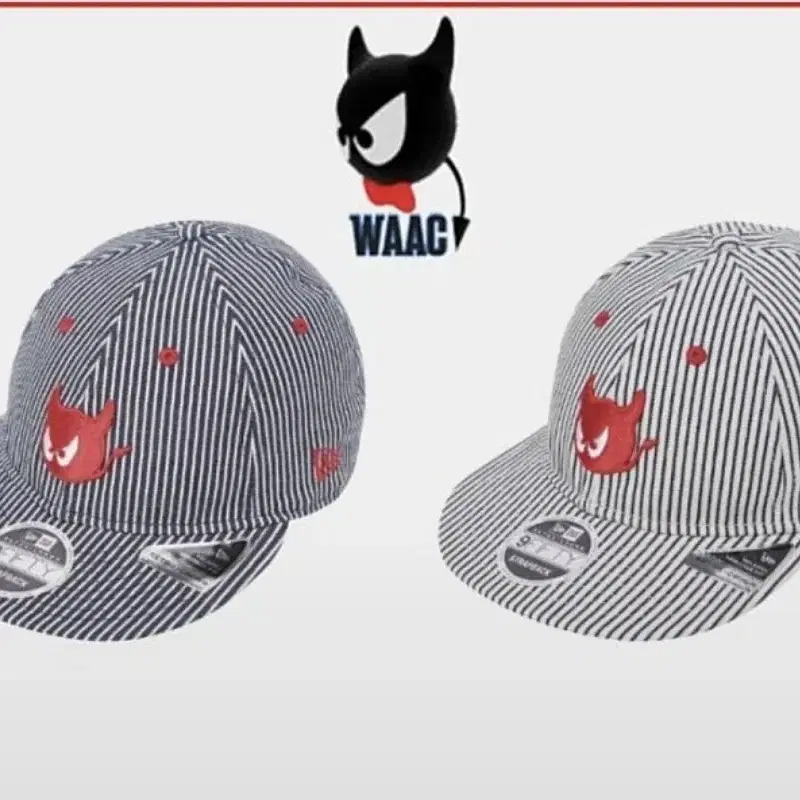 WAAC  왁  X 뉴에라 950RC STRIPE CAP 새제품