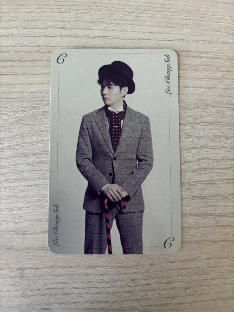 btob changsub lee changsubMovie photocard wts