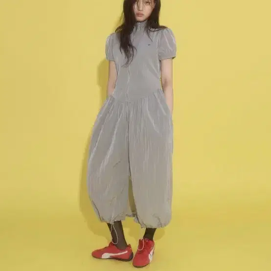 Loulouseoul 루루서울 yucca nylon dress (gray