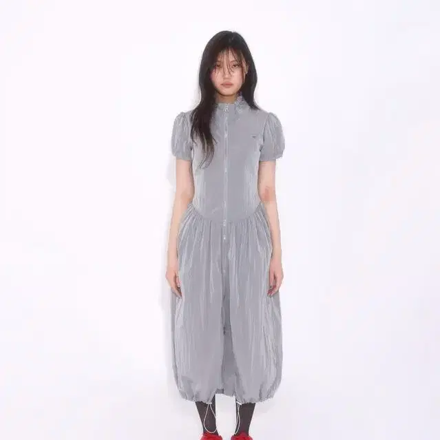 Loulouseoul 루루서울 yucca nylon dress (gray