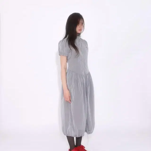 Loulouseoul 루루서울 yucca nylon dress (gray