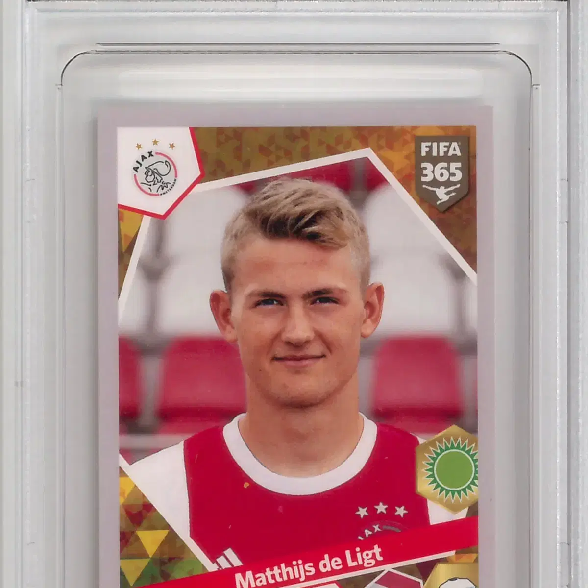 17-18 PANINI FIFA365 데 리흐트 루키 스티커 PSA 9