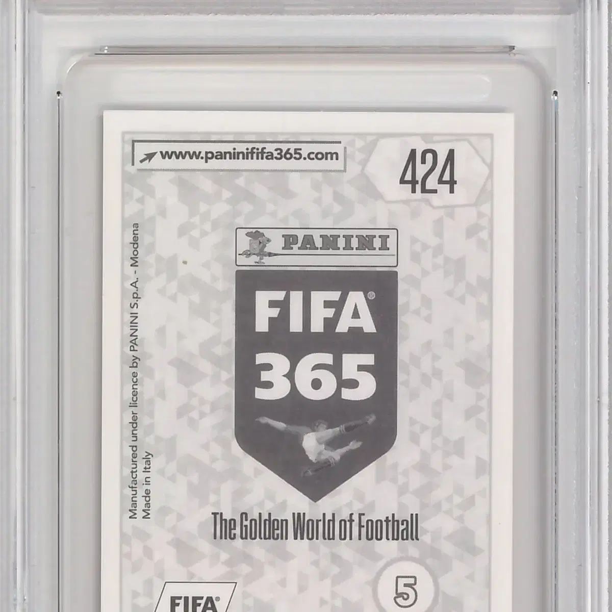 17-18 PANINI FIFA365 데 리흐트 루키 스티커 PSA 9