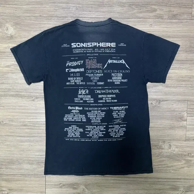 2014 영국 록 페스티벌 SONISPHERE 오피셜 티셔츠