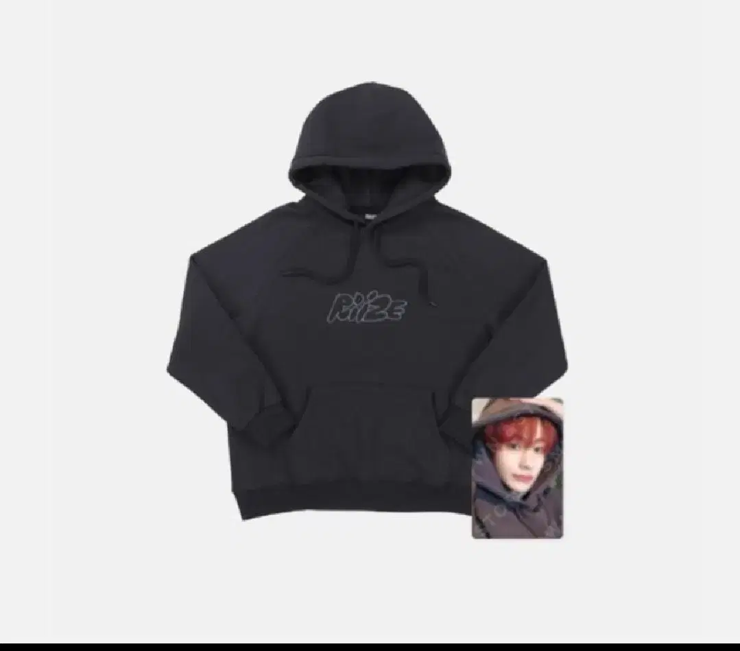 Rize pop up hoodie charcoal wts