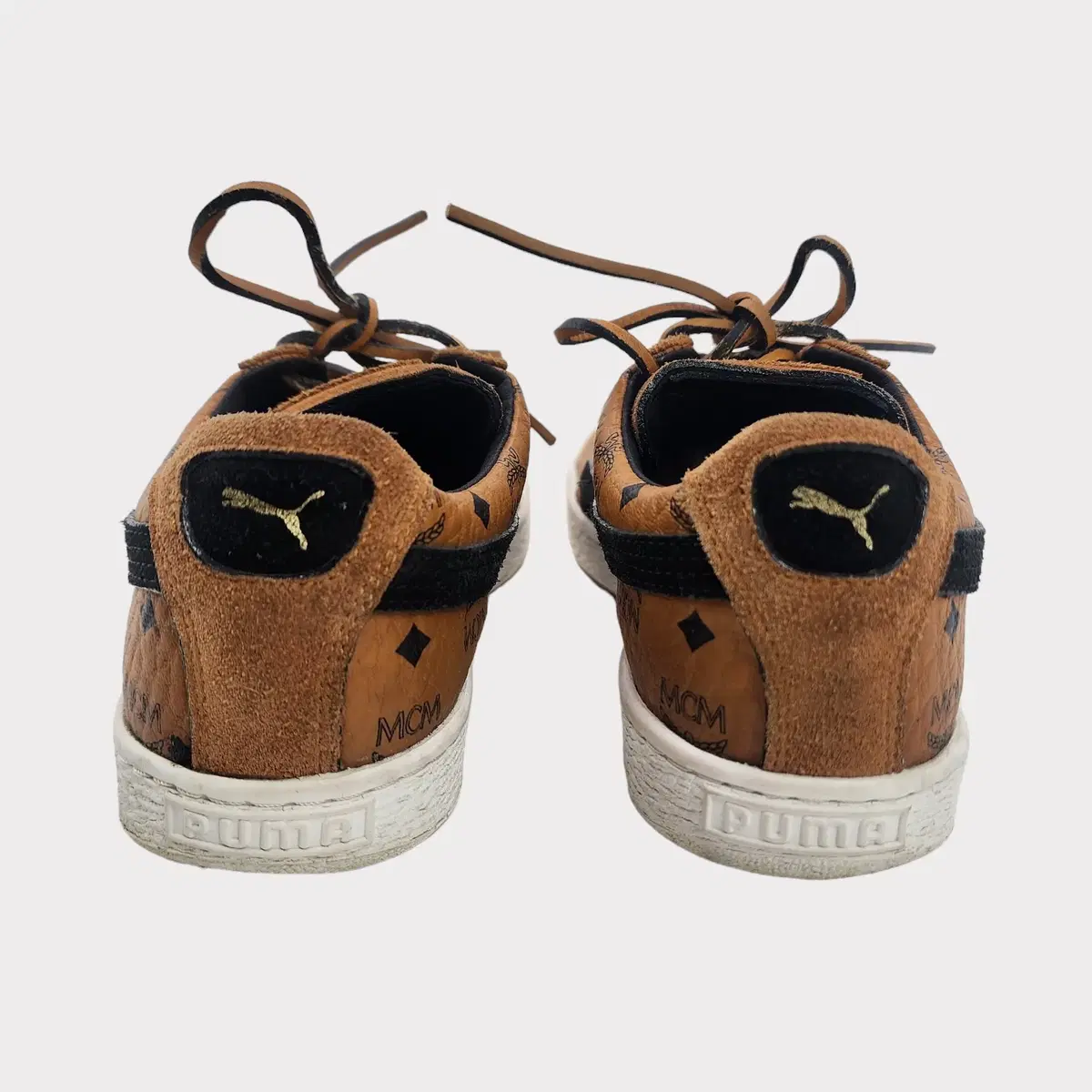 [240] PUMA 푸마 X MCM 스웨이드 벅손 브라운