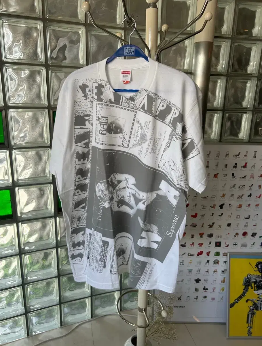 Supreme 콜라쥬 티셔츠 collage tee