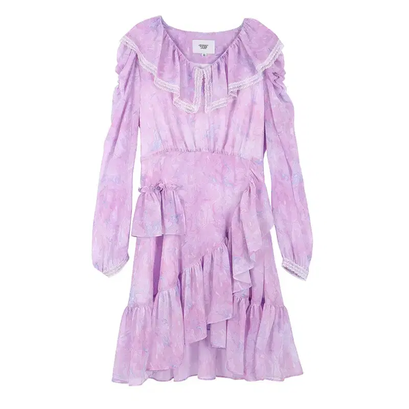 쟈니헤잇재즈 MABLING RUFFLE MINI DRESS