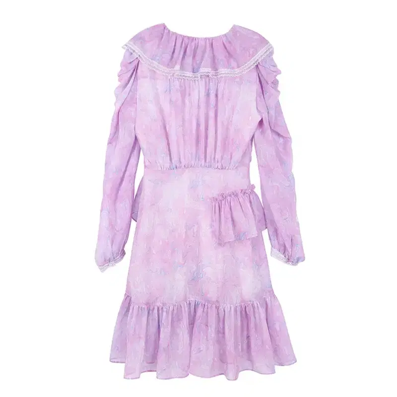 쟈니헤잇재즈 MABLING RUFFLE MINI DRESS