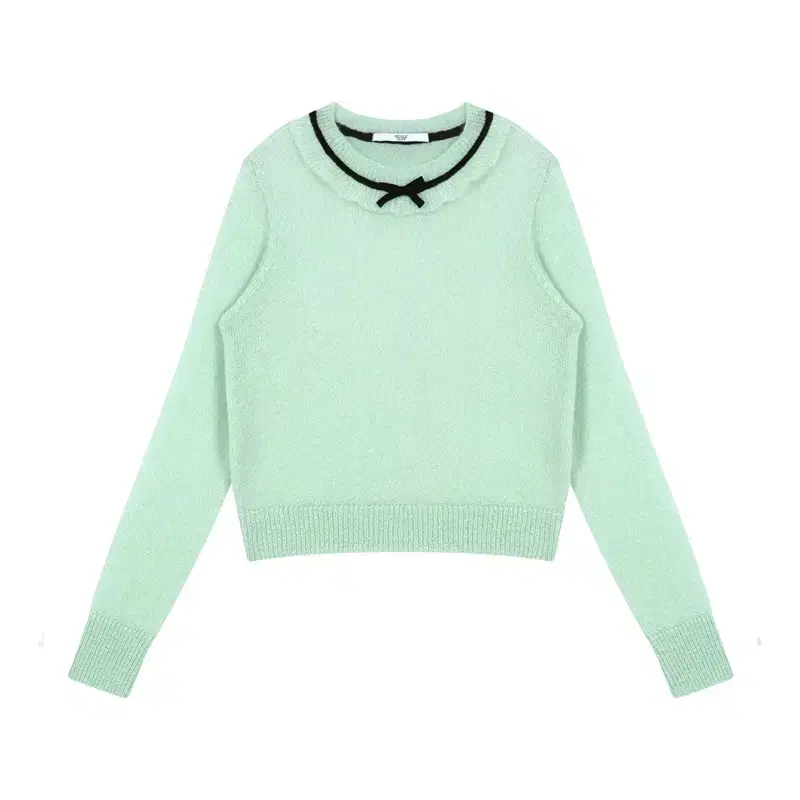 쟈니헤잇재즈 RUFFLE NECK KNIT