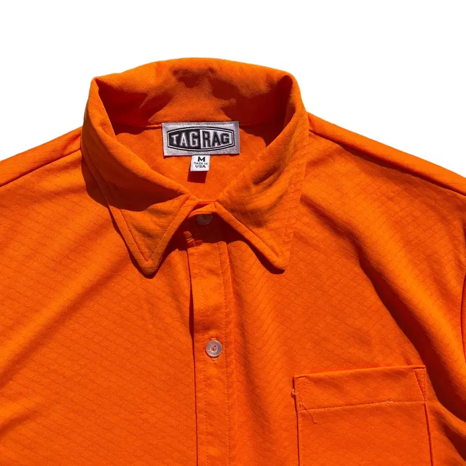 90s vintage orange pattern shirts