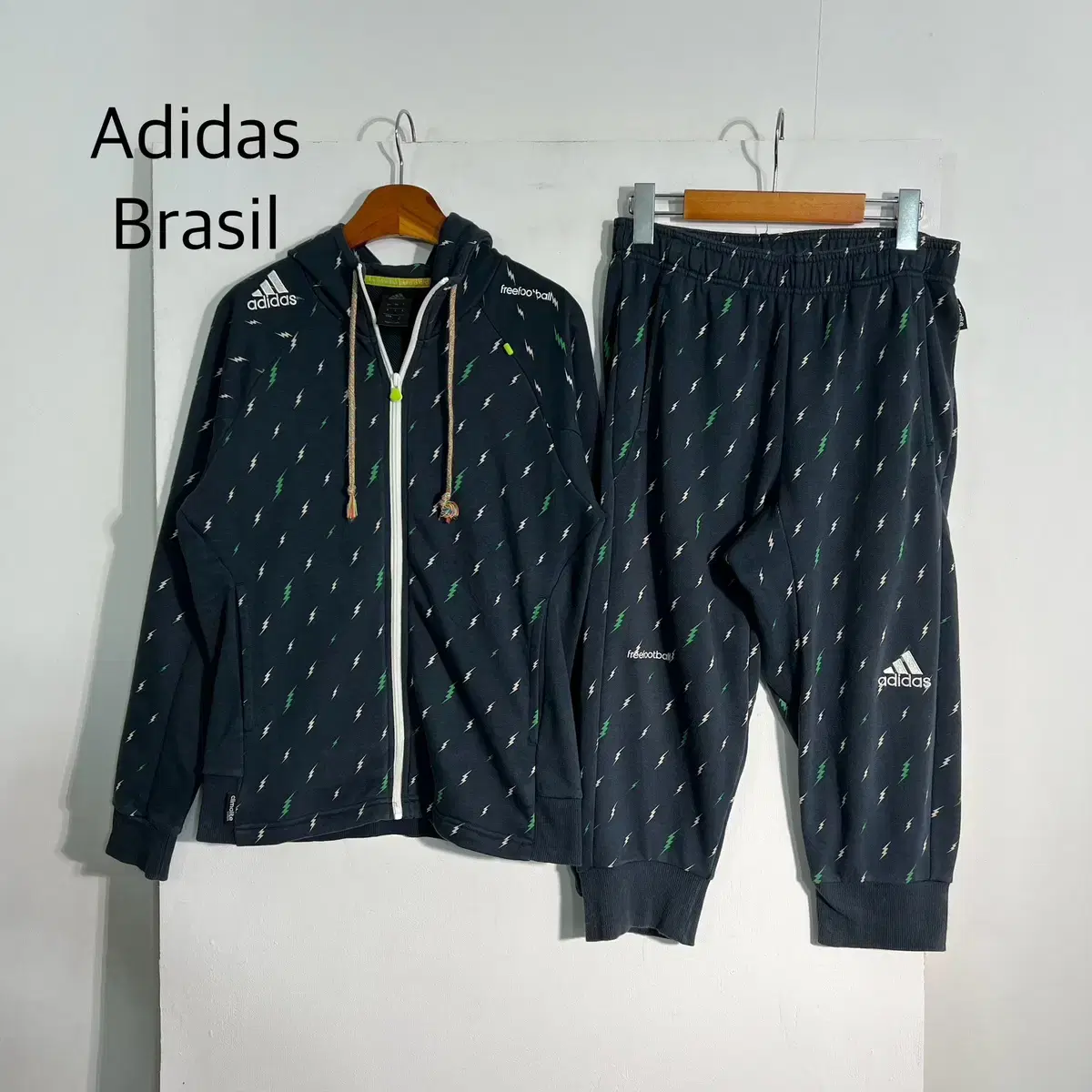 Adidas x brasil 트레이닝 셋업 xs