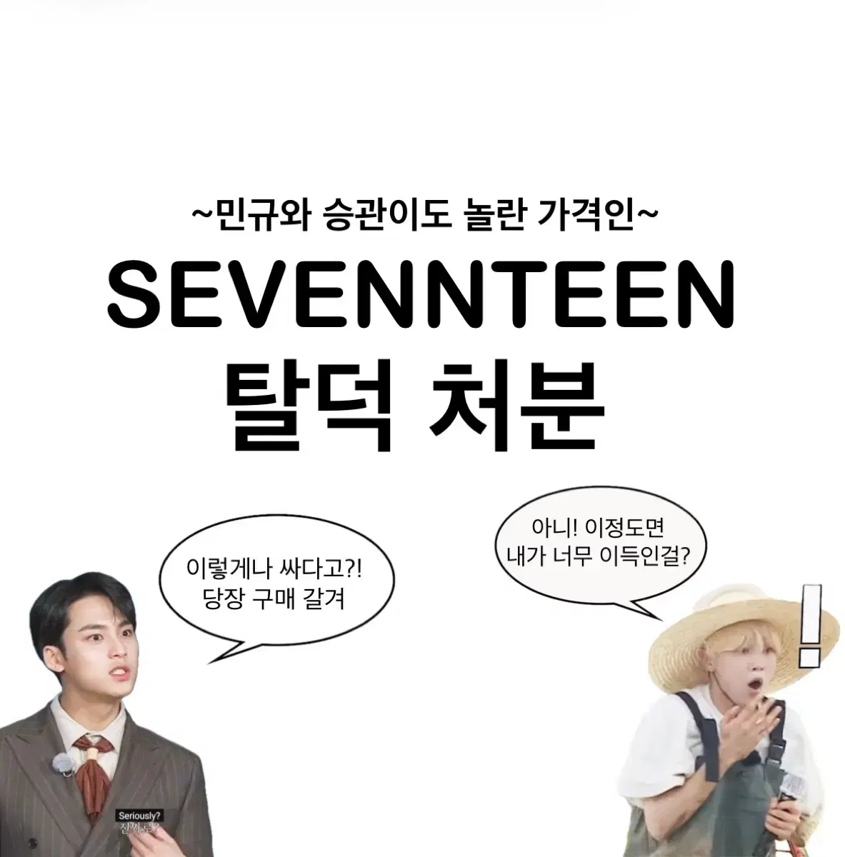 세븐틴  탈덕 처분 ㅅㅊㅇ 미개봉 앨범 포카 럭드 캐럿존 인형 세븐틴