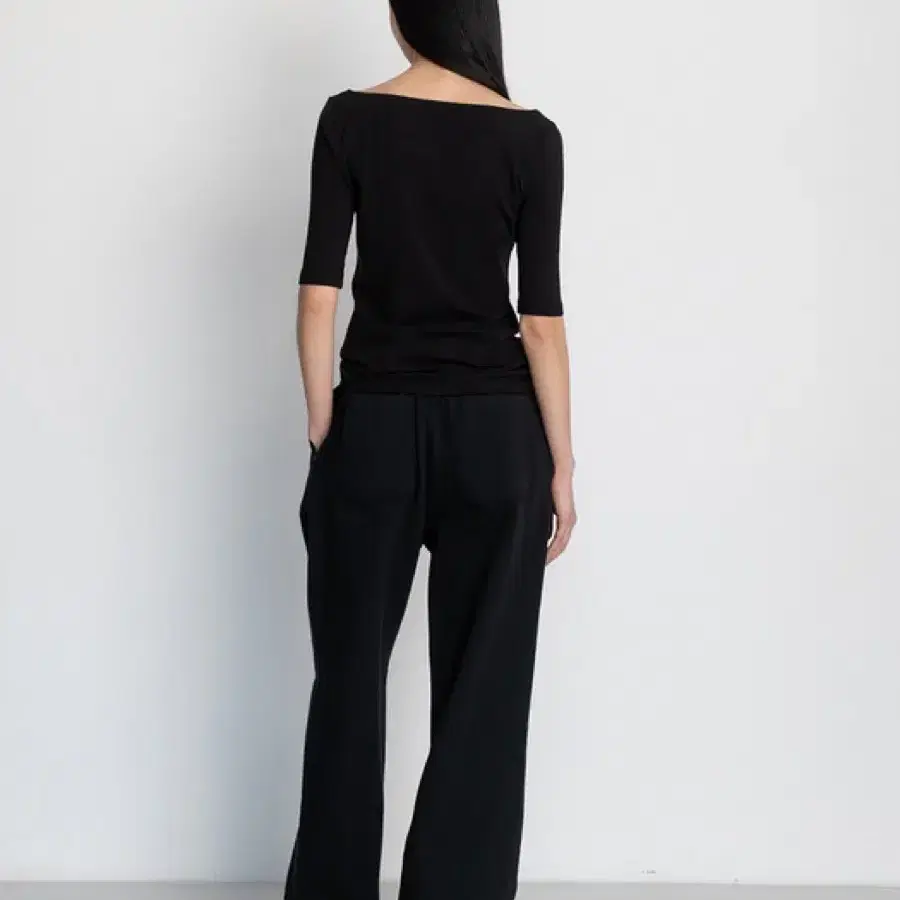 Le17septembre BACK BUCKLE WIDE PANTS 36