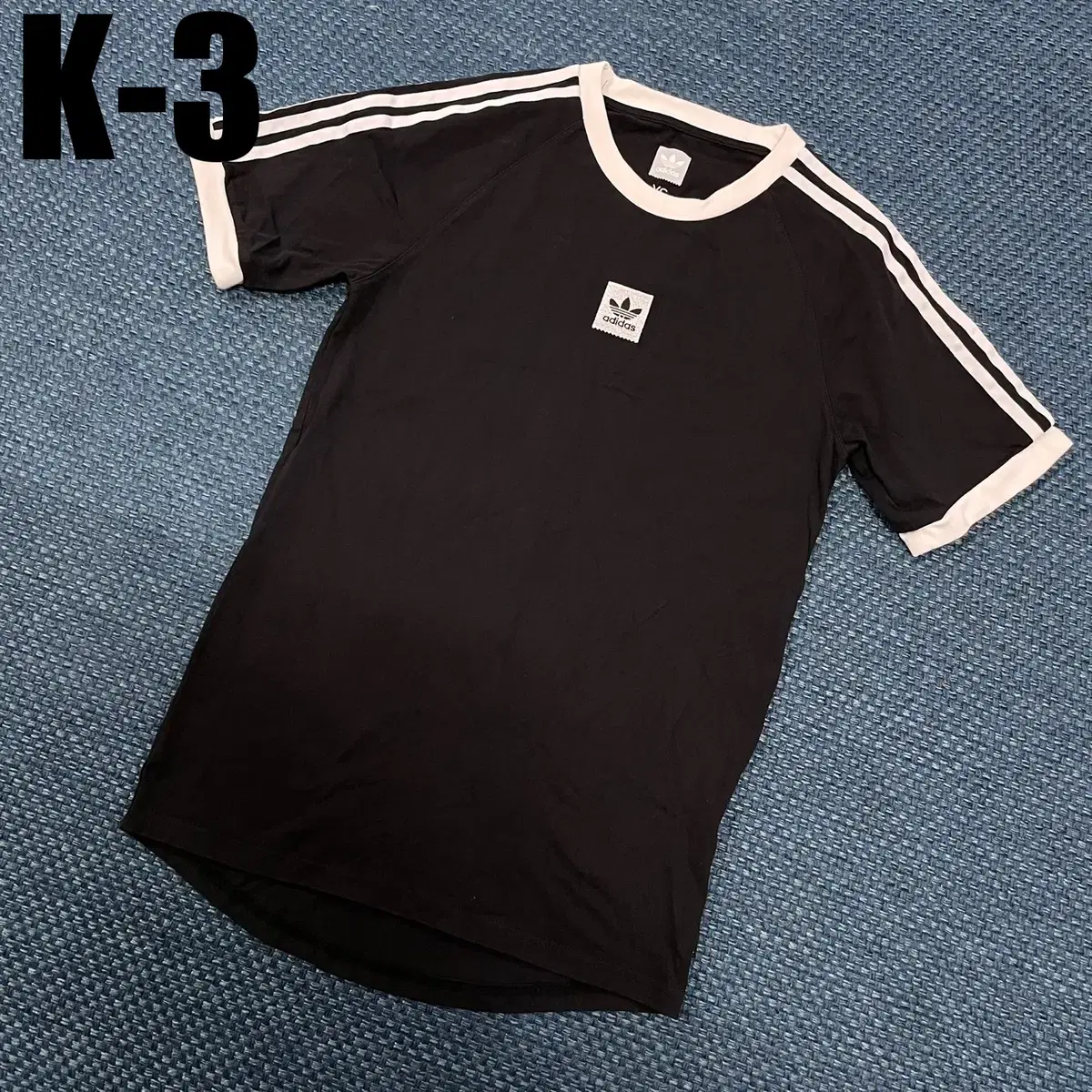 [XS] Adidas Sidetrack Round Short Sleeve T-Shirt Black