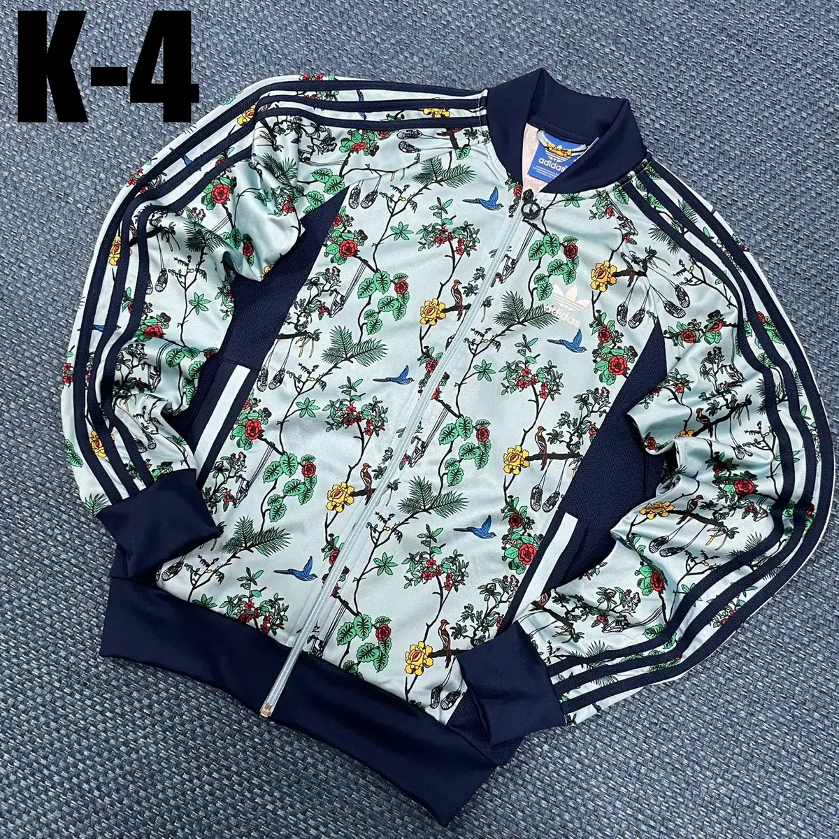 [90] Adidas Ireland Superstar Captain Flower Tracktop Jersey Jacket