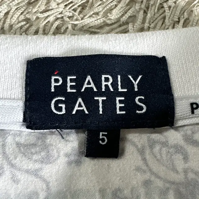 [5호] 18SS 파리게이츠 PEARLY GATES 페이즐리 반팔 카라티