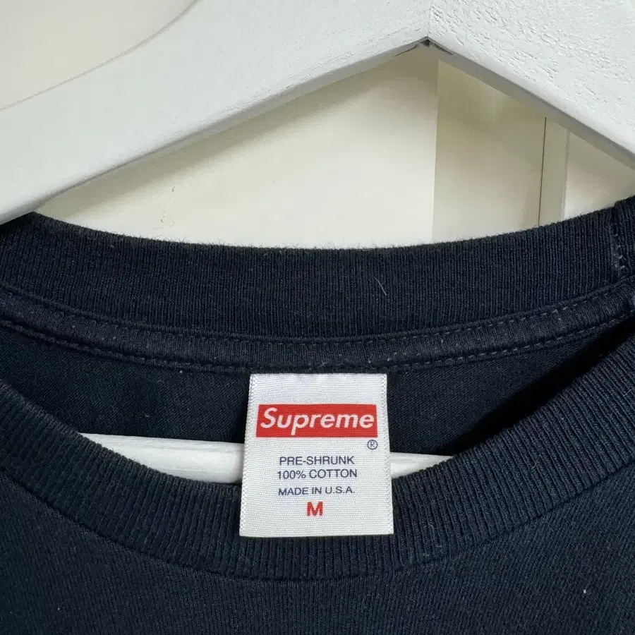 슈프림 뉴욕 반팔티 네이비 Supreme Nuova York Tee (F