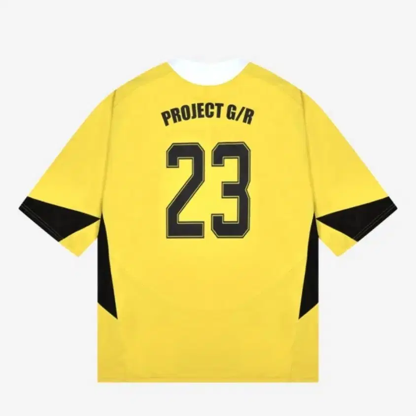 【PROJECT G/R】Oversized Football Jersey Yellow 1] Project GR Oversized Football Jersey Yellow #프로젝트gr