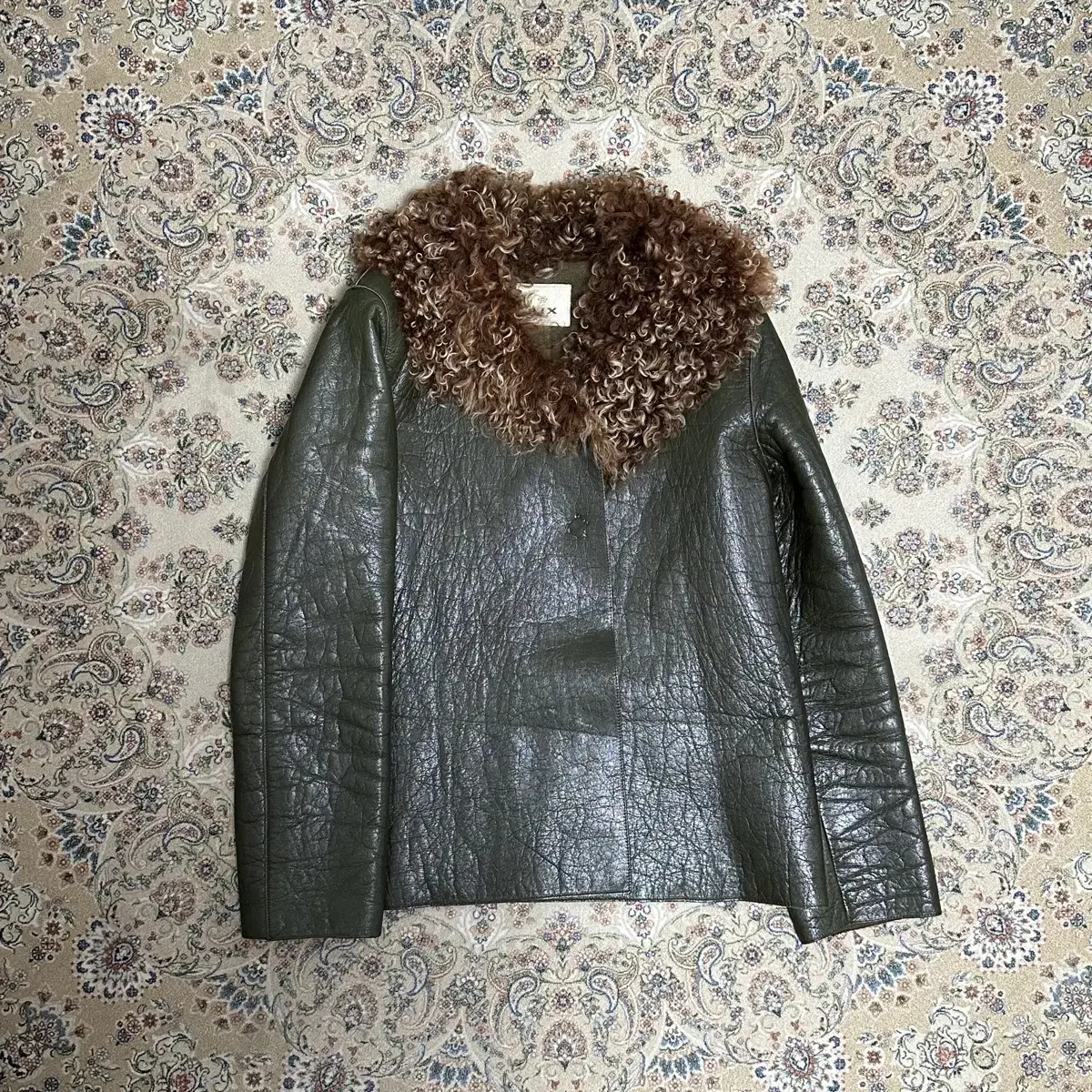 vintage Perm Leather Jacket