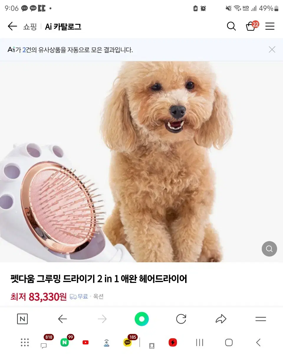 강아지 드라이기